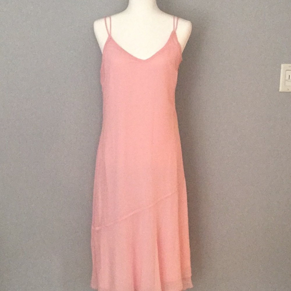NWT H&M lined pink party dress